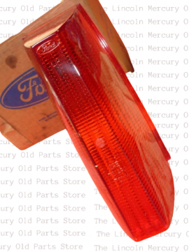 Lens, Tail Light Taillamp Driver Side- NOS